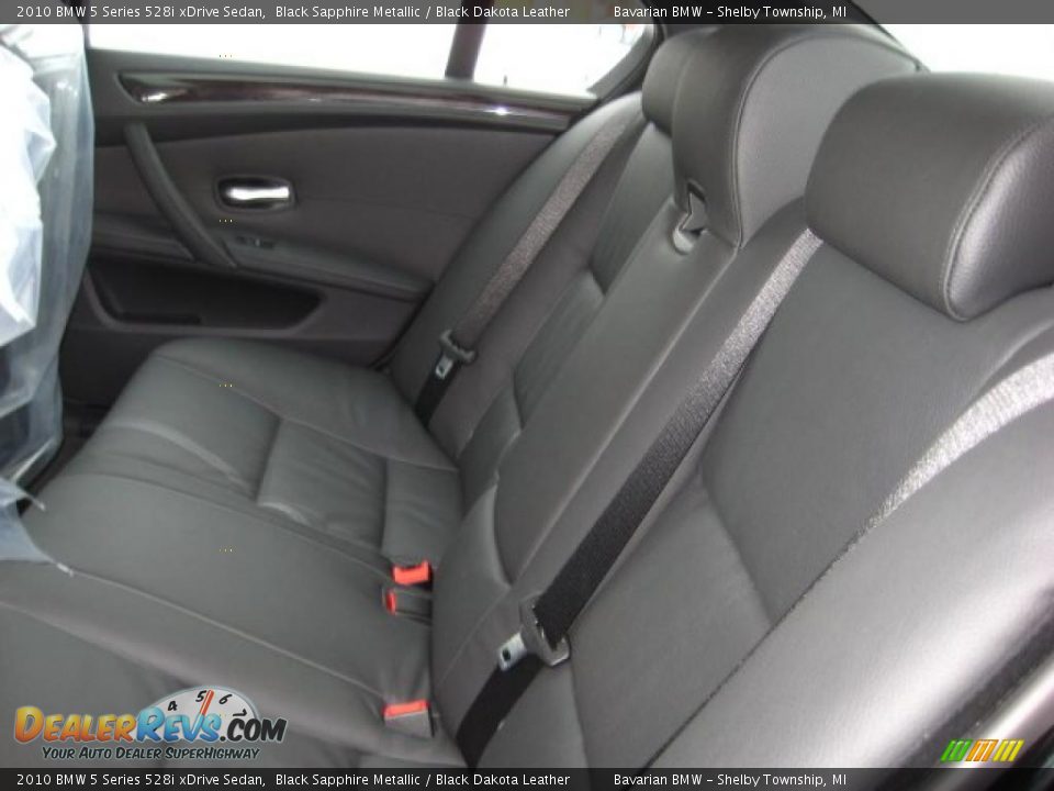 2010 BMW 5 Series 528i xDrive Sedan Black Sapphire Metallic / Black Dakota Leather Photo #12