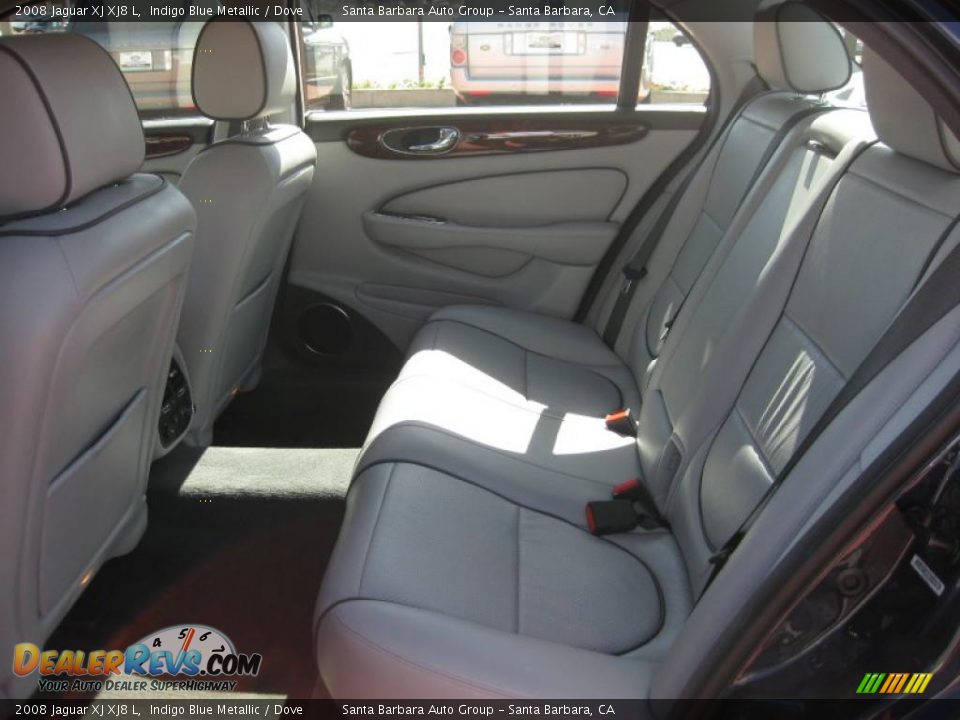 2008 Jaguar XJ XJ8 L Indigo Blue Metallic / Dove Photo #7