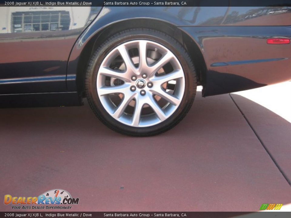 2008 Jaguar XJ XJ8 L Indigo Blue Metallic / Dove Photo #16