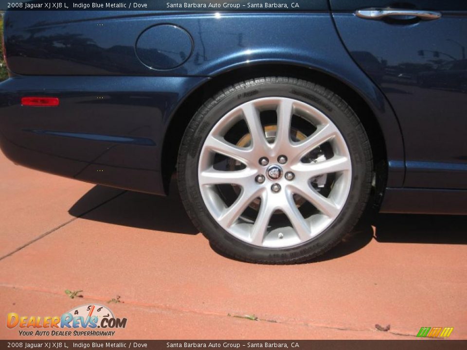 2008 Jaguar XJ XJ8 L Indigo Blue Metallic / Dove Photo #19