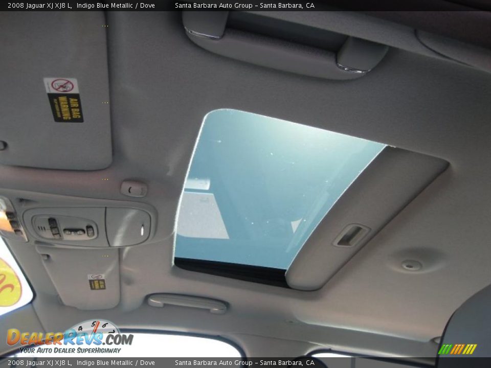 2008 Jaguar XJ XJ8 L Indigo Blue Metallic / Dove Photo #22