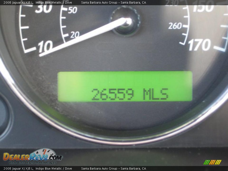 2008 Jaguar XJ XJ8 L Indigo Blue Metallic / Dove Photo #23