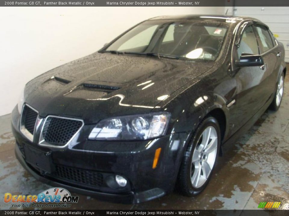 2008 Pontiac G8 GT Panther Black Metallic / Onyx Photo #1