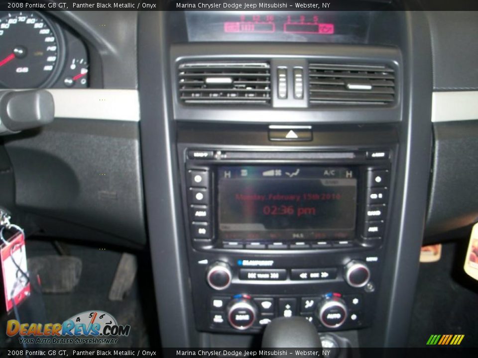 2008 Pontiac G8 GT Panther Black Metallic / Onyx Photo #3