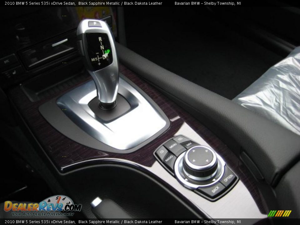 2010 BMW 5 Series 535i xDrive Sedan Black Sapphire Metallic / Black Dakota Leather Photo #14