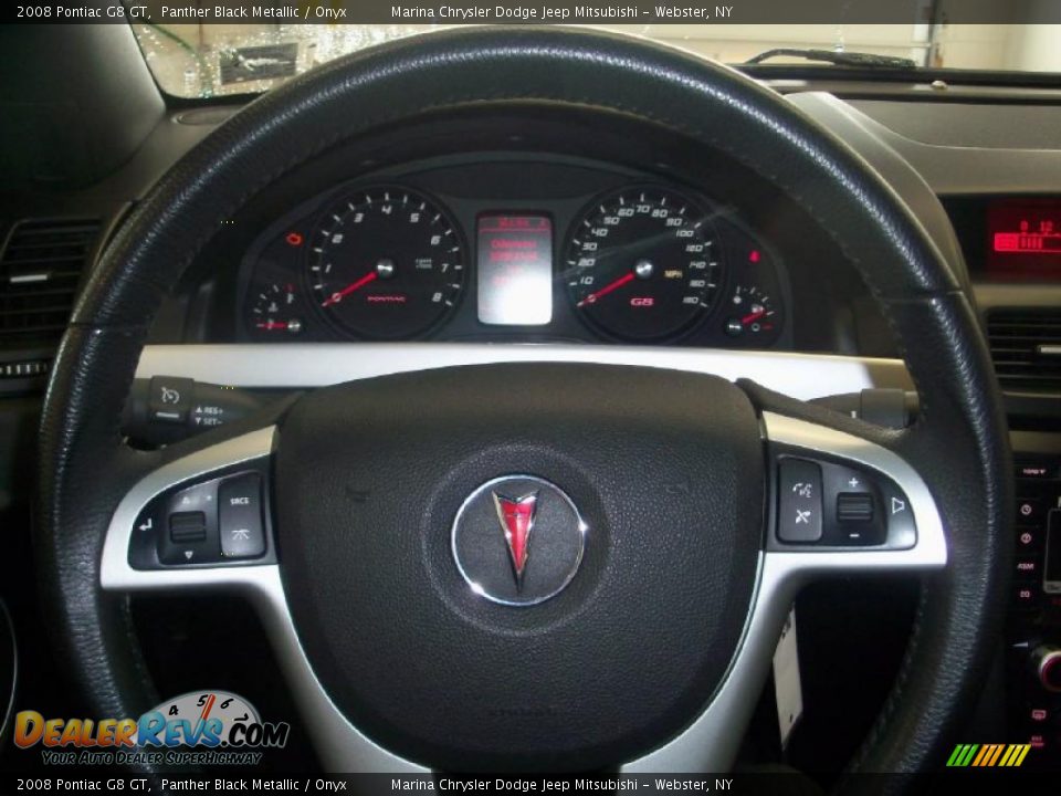 2008 Pontiac G8 GT Panther Black Metallic / Onyx Photo #5
