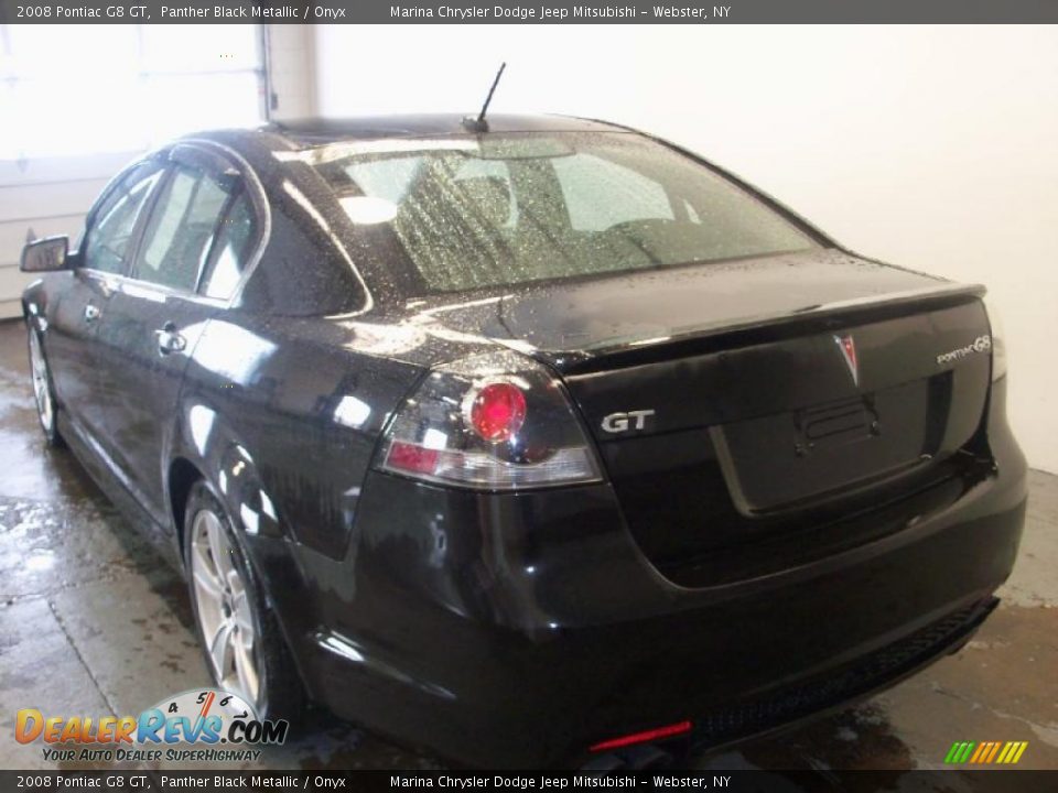 2008 Pontiac G8 GT Panther Black Metallic / Onyx Photo #7