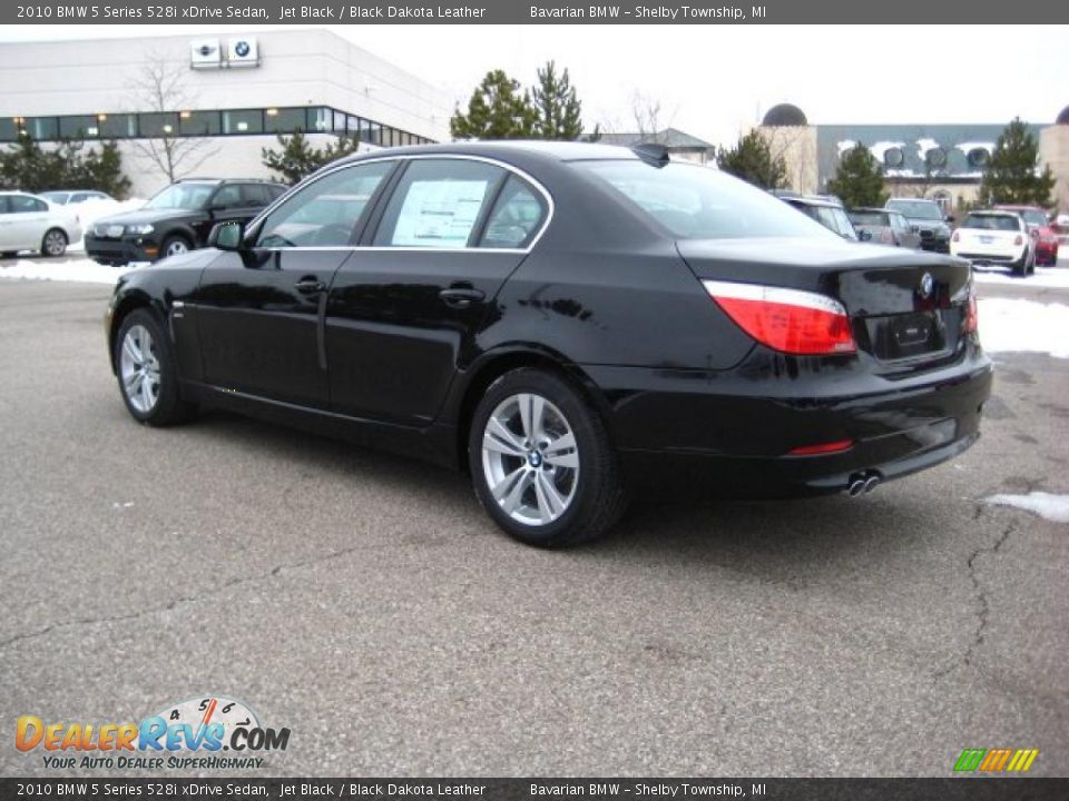 2010 BMW 5 Series 528i xDrive Sedan Jet Black / Black Dakota Leather Photo #3