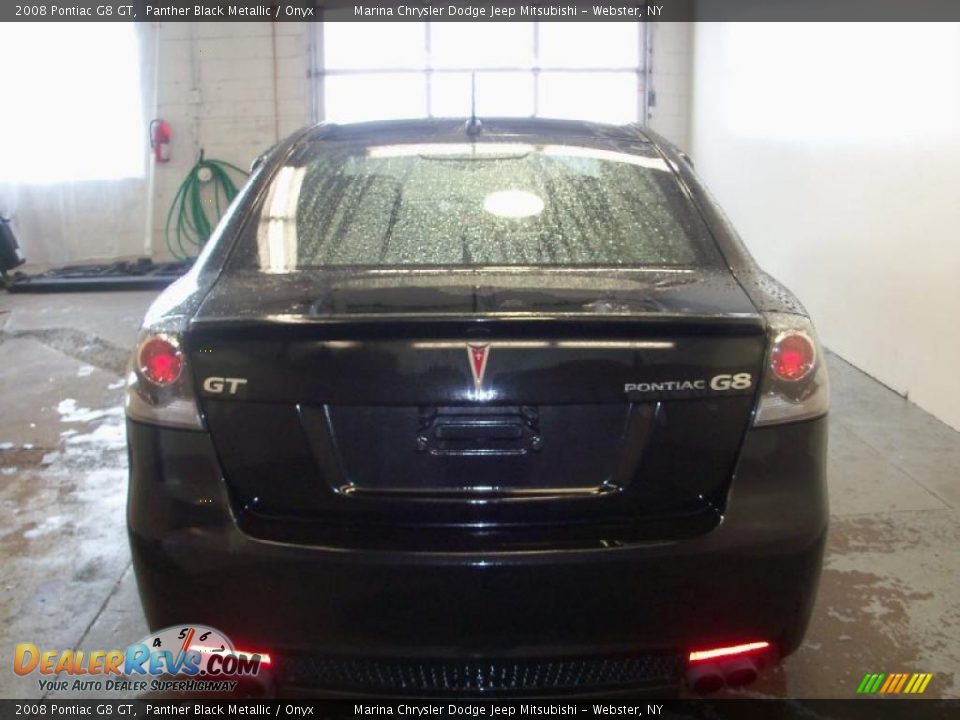 2008 Pontiac G8 GT Panther Black Metallic / Onyx Photo #8