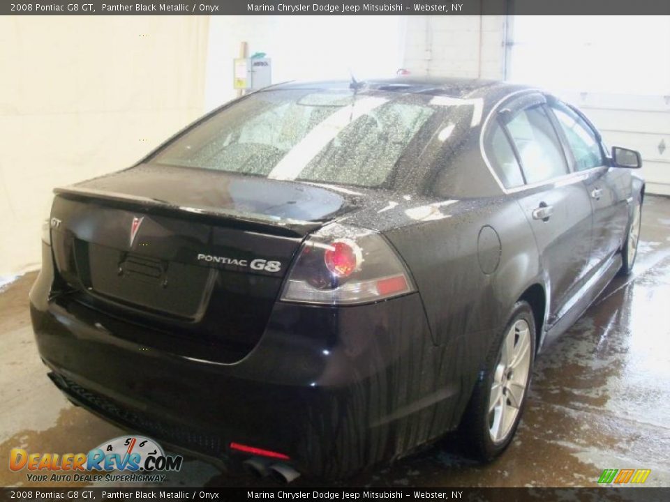2008 Pontiac G8 GT Panther Black Metallic / Onyx Photo #9