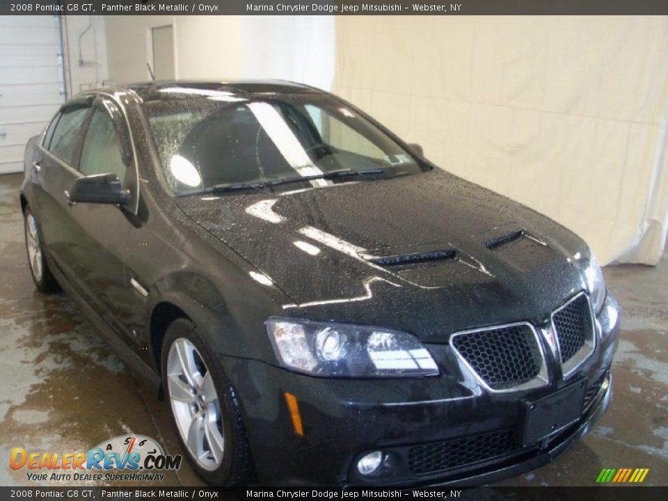 2008 Pontiac G8 GT Panther Black Metallic / Onyx Photo #10