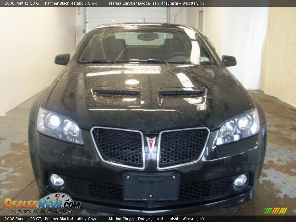 2008 Pontiac G8 GT Panther Black Metallic / Onyx Photo #11