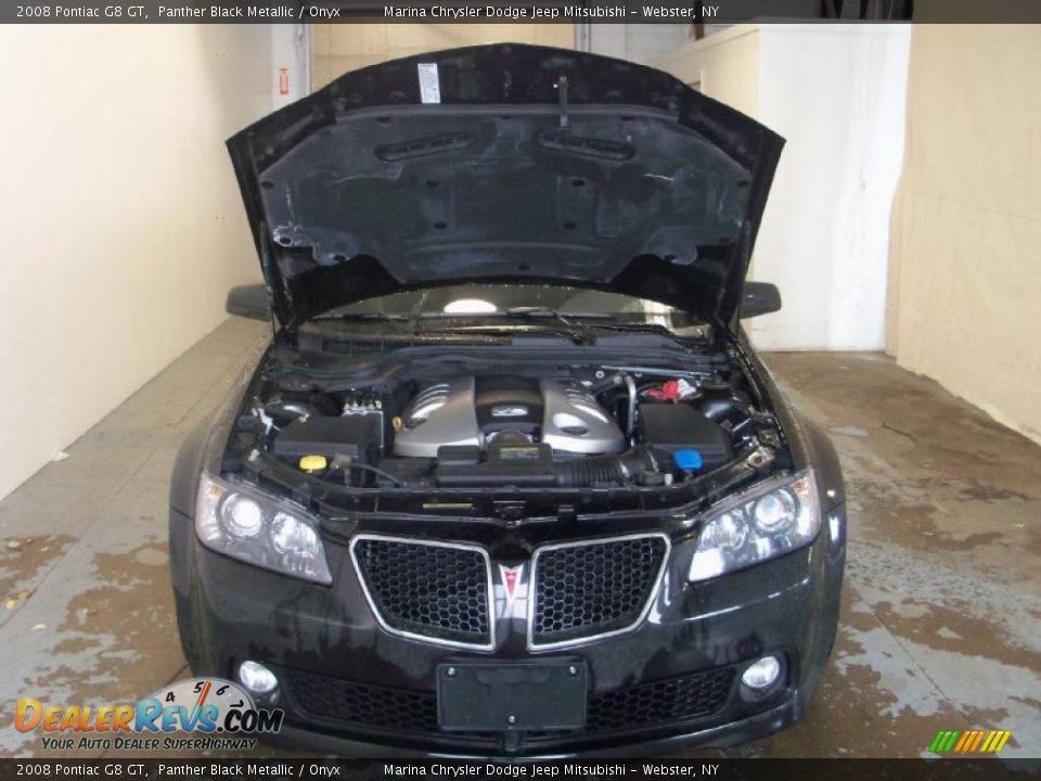 2008 Pontiac G8 GT Panther Black Metallic / Onyx Photo #12