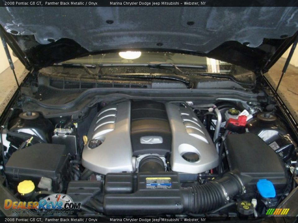 2008 Pontiac G8 GT Panther Black Metallic / Onyx Photo #13