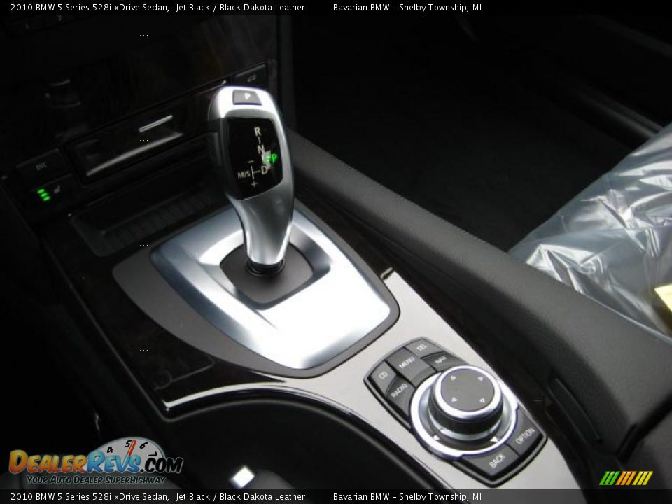 2010 BMW 5 Series 528i xDrive Sedan Jet Black / Black Dakota Leather Photo #15
