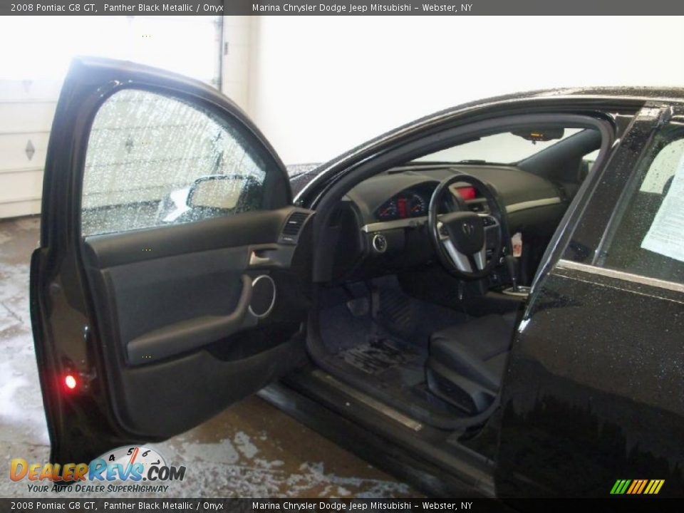 2008 Pontiac G8 GT Panther Black Metallic / Onyx Photo #15