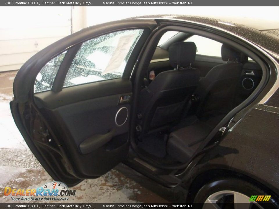 2008 Pontiac G8 GT Panther Black Metallic / Onyx Photo #16