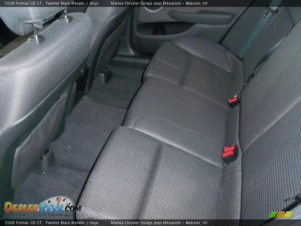 2008 Pontiac G8 GT Panther Black Metallic / Onyx Photo #17
