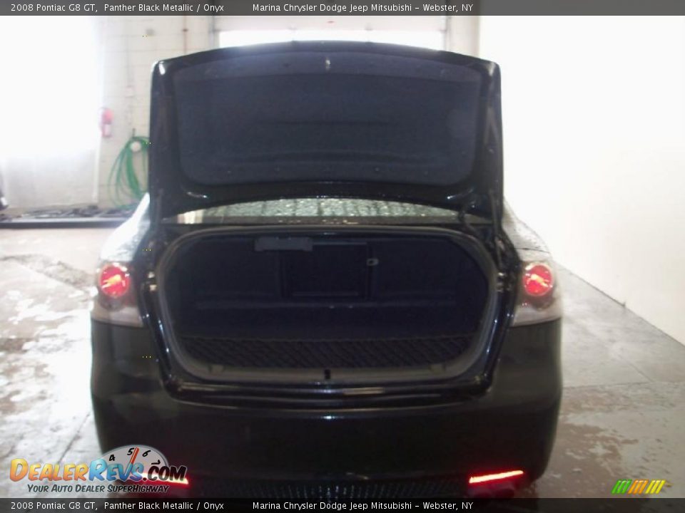 2008 Pontiac G8 GT Panther Black Metallic / Onyx Photo #18