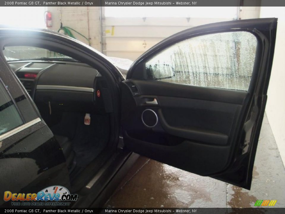 2008 Pontiac G8 GT Panther Black Metallic / Onyx Photo #22