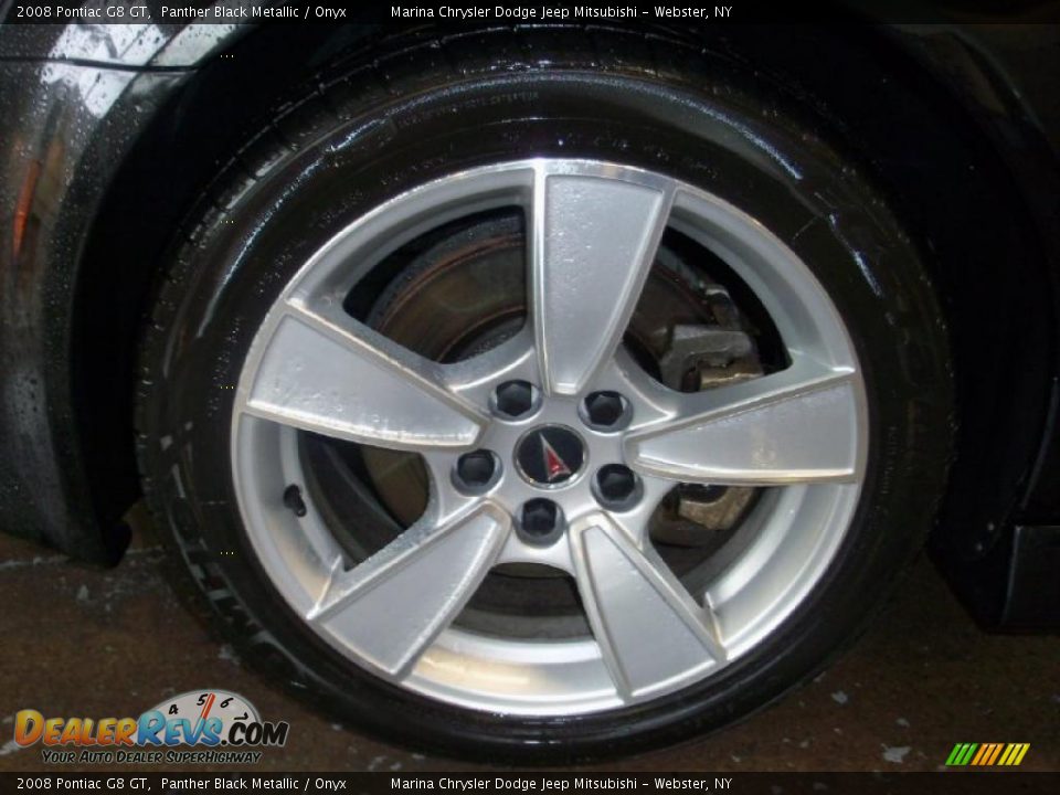 2008 Pontiac G8 GT Panther Black Metallic / Onyx Photo #23