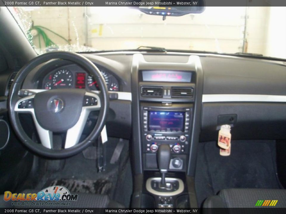 2008 Pontiac G8 GT Panther Black Metallic / Onyx Photo #24