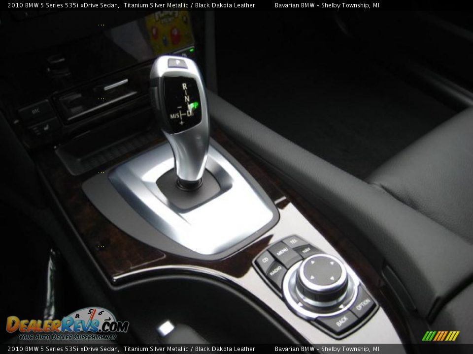 2010 BMW 5 Series 535i xDrive Sedan Titanium Silver Metallic / Black Dakota Leather Photo #15
