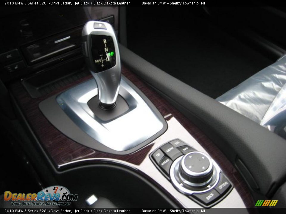 2010 BMW 5 Series 528i xDrive Sedan Jet Black / Black Dakota Leather Photo #14