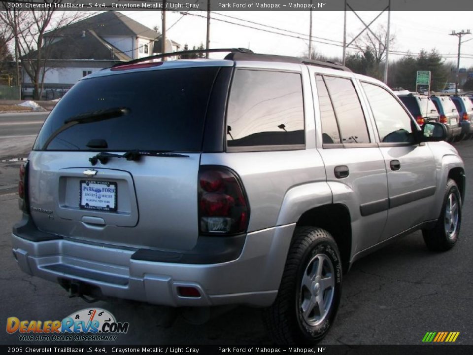 2005 Chevrolet TrailBlazer LS 4x4 Graystone Metallic / Light Gray Photo #3