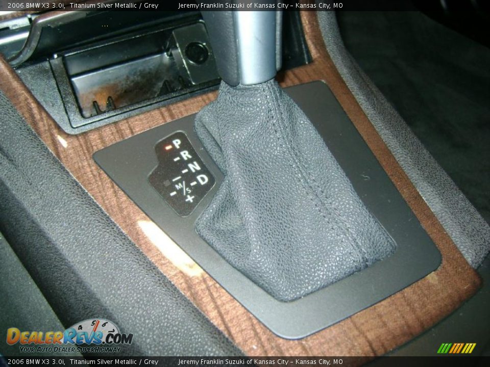 2006 BMW X3 3.0i Titanium Silver Metallic / Grey Photo #13