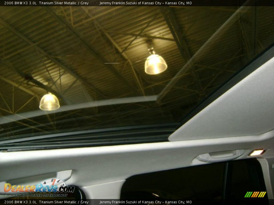 2006 BMW X3 3.0i Titanium Silver Metallic / Grey Photo #15