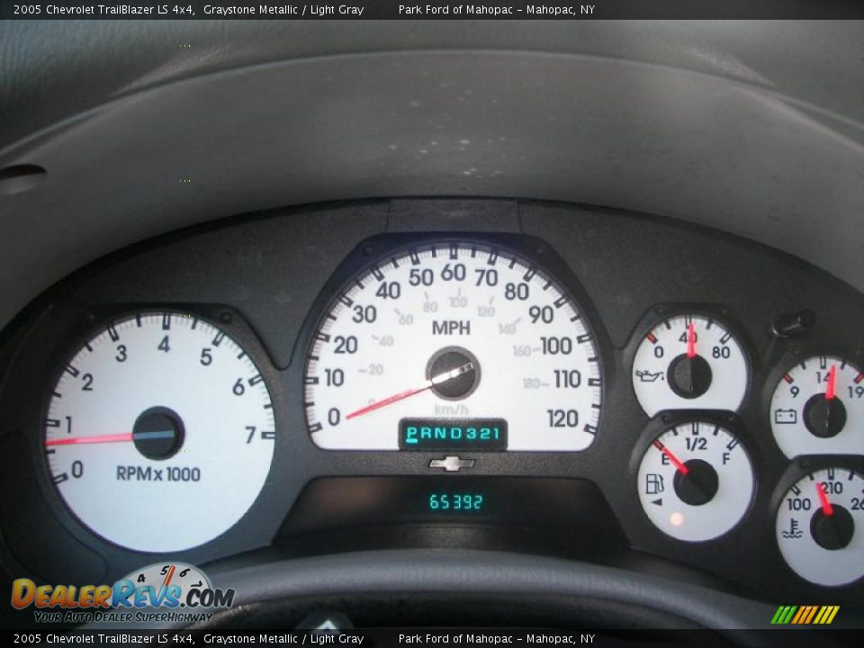 2005 Chevrolet TrailBlazer LS 4x4 Graystone Metallic / Light Gray Photo #19