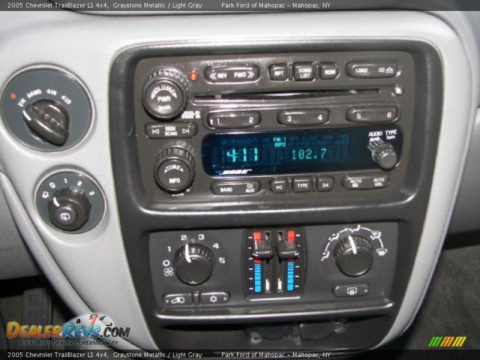 2005 Chevrolet TrailBlazer LS 4x4 Graystone Metallic / Light Gray Photo #20