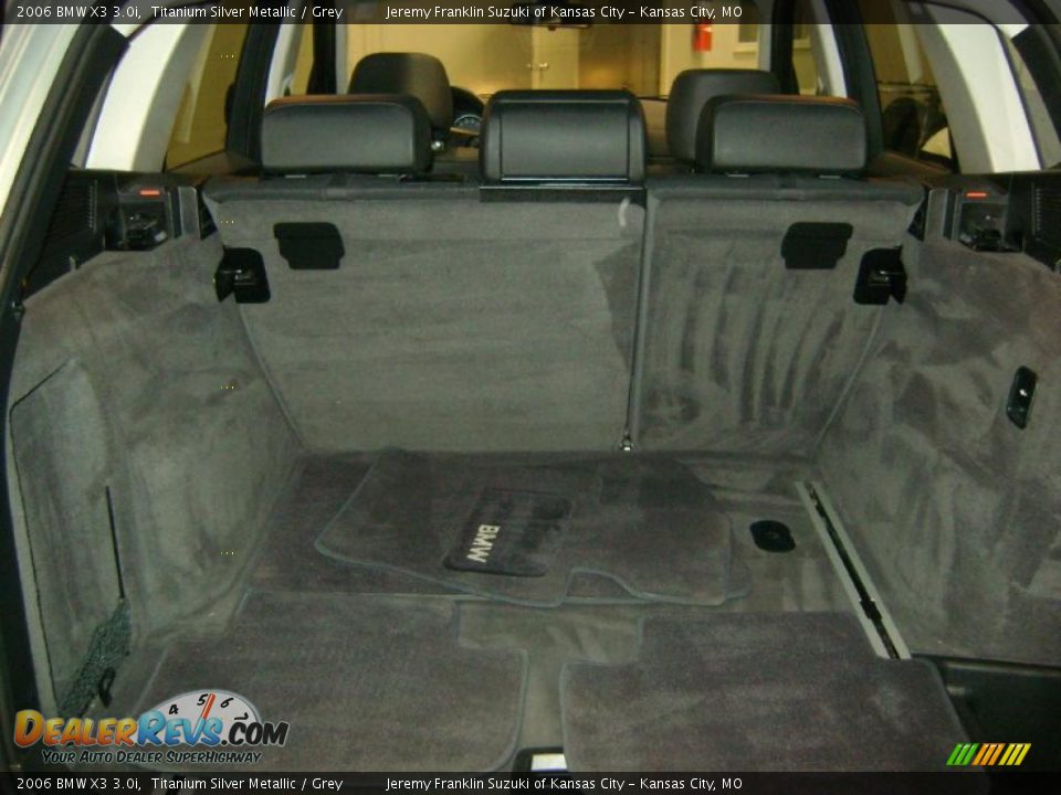 2006 BMW X3 3.0i Titanium Silver Metallic / Grey Photo #22