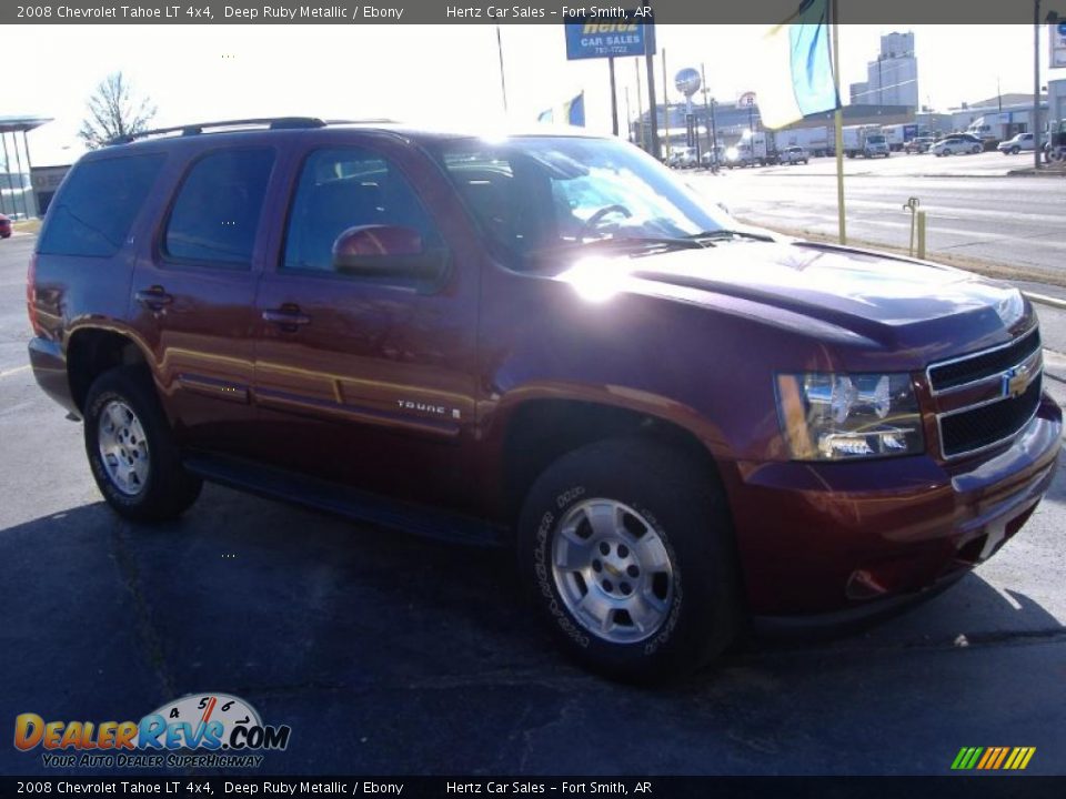 2008 Chevrolet Tahoe LT 4x4 Deep Ruby Metallic / Ebony Photo #3