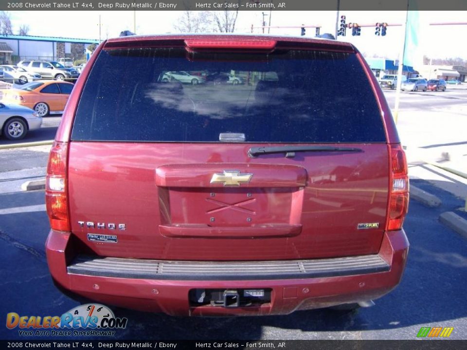 2008 Chevrolet Tahoe LT 4x4 Deep Ruby Metallic / Ebony Photo #4