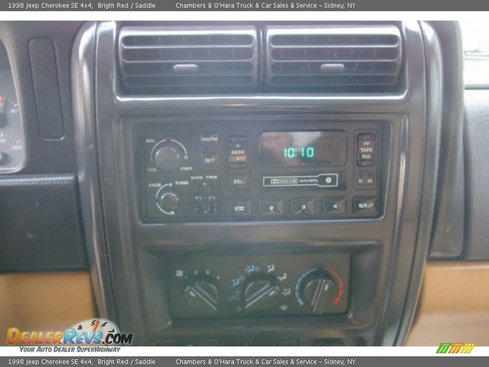 1998 Jeep Cherokee SE 4x4 Bright Red / Saddle Photo #5