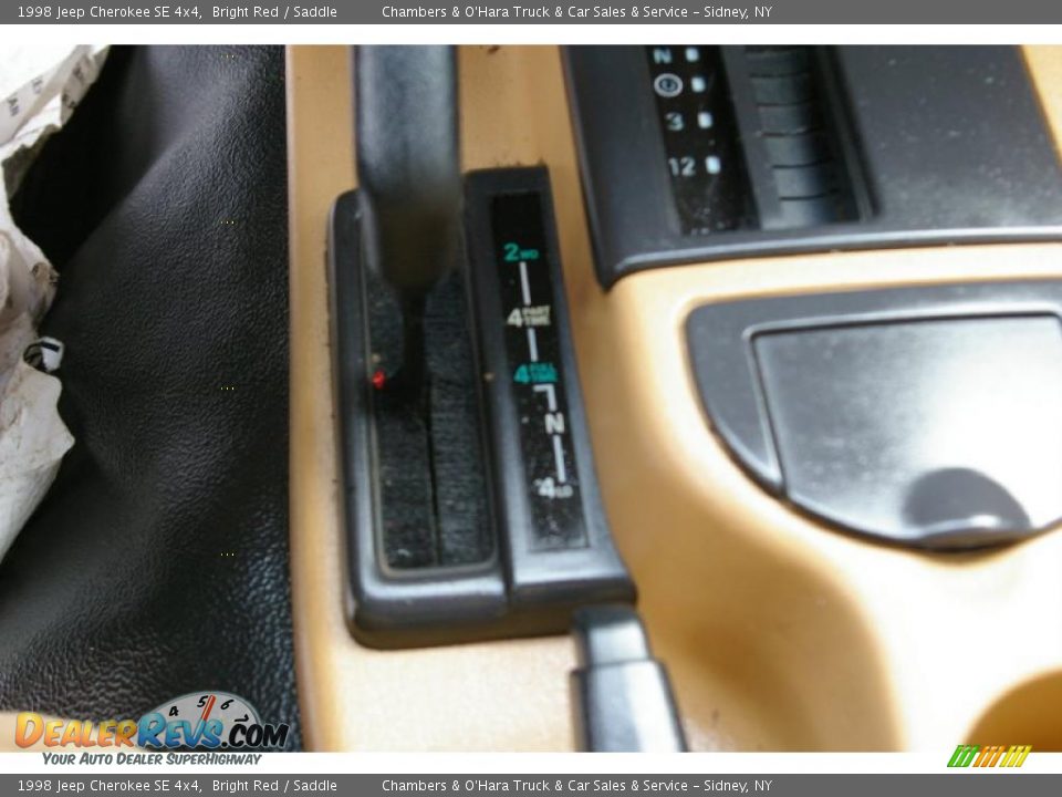 1998 Jeep Cherokee SE 4x4 Bright Red / Saddle Photo #6