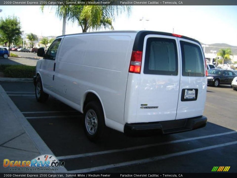 2009 Chevrolet Express 1500 Cargo Van Summit White / Medium Pewter Photo #1