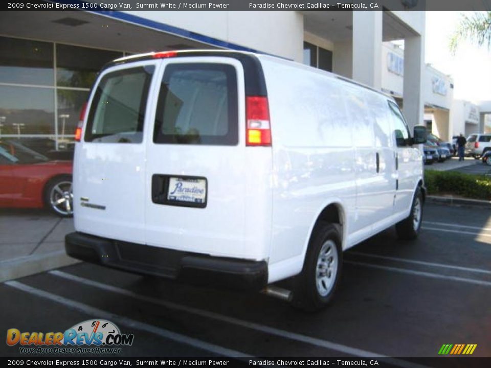 2009 Chevrolet Express 1500 Cargo Van Summit White / Medium Pewter Photo #2