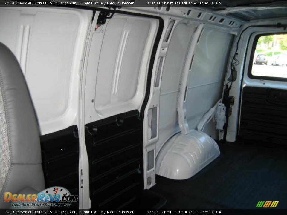 2009 Chevrolet Express 1500 Cargo Van Summit White / Medium Pewter Photo #8
