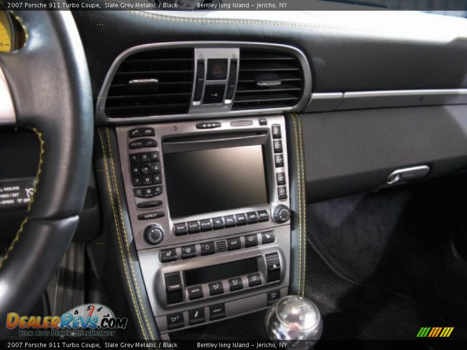 2007 Porsche 911 Turbo Coupe Slate Grey Metallic / Black Photo #10