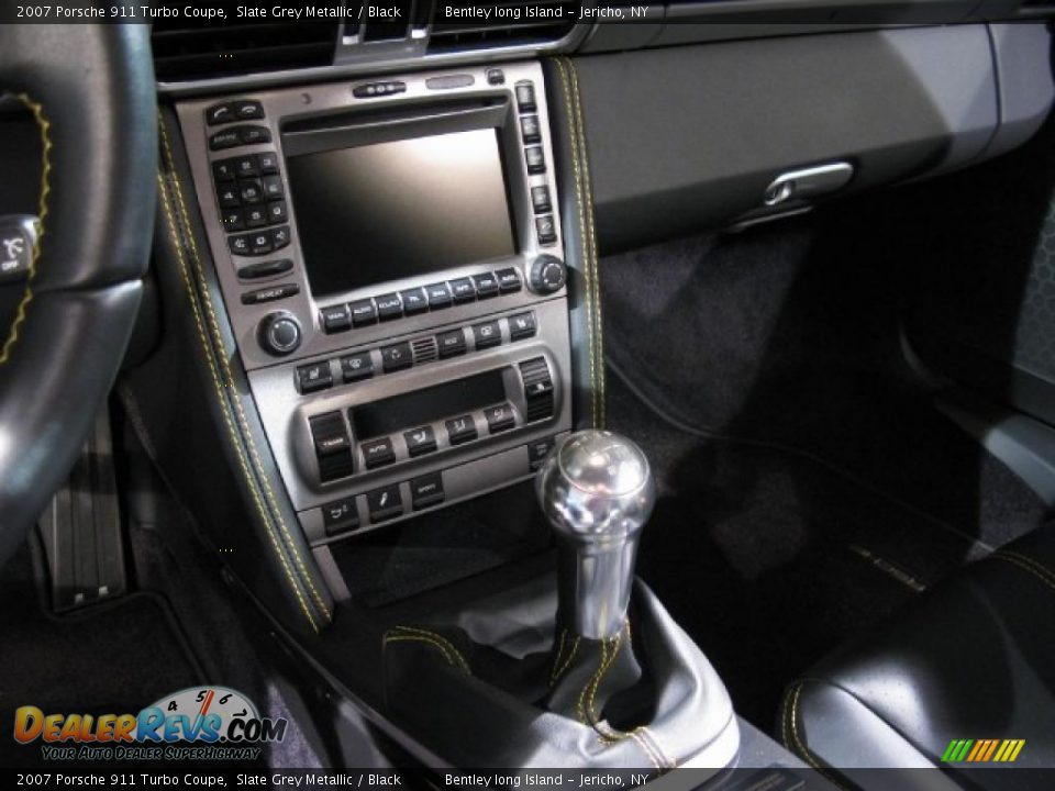2007 Porsche 911 Turbo Coupe Slate Grey Metallic / Black Photo #11