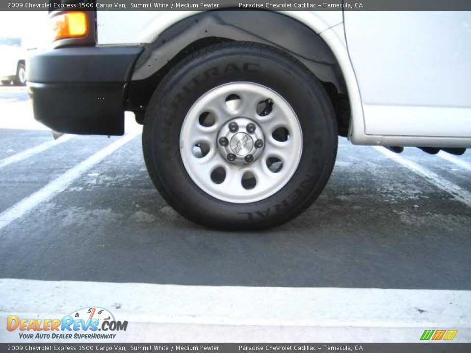2009 Chevrolet Express 1500 Cargo Van Summit White / Medium Pewter Photo #13