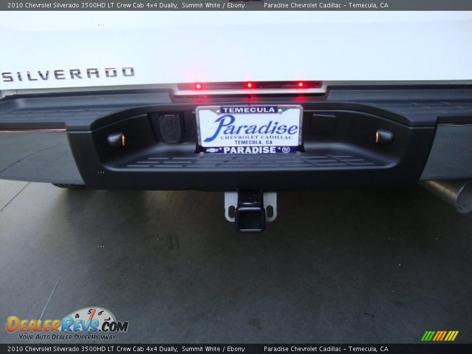 2010 Chevrolet Silverado 3500HD LT Crew Cab 4x4 Dually Summit White / Ebony Photo #9