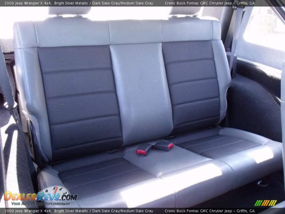 2009 Jeep Wrangler X 4x4 Bright Silver Metallic / Dark Slate Gray/Medium Slate Gray Photo #16
