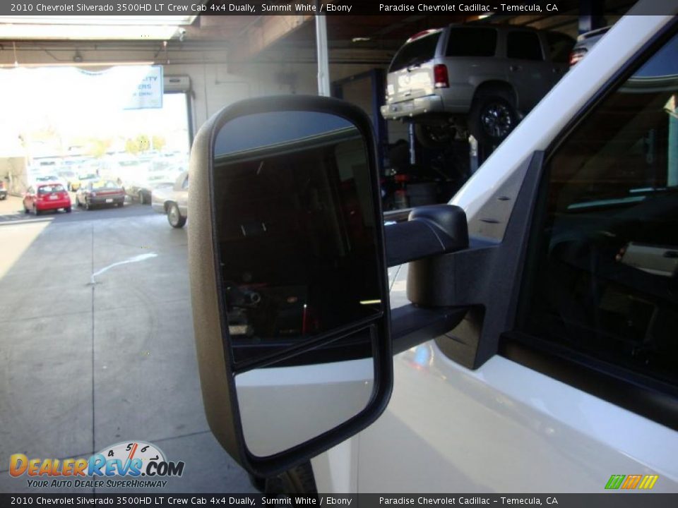 2010 Chevrolet Silverado 3500HD LT Crew Cab 4x4 Dually Summit White / Ebony Photo #22