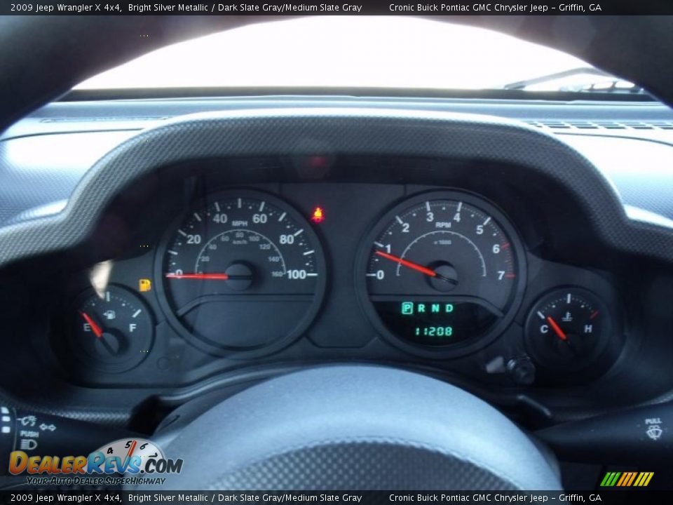 2009 Jeep Wrangler X 4x4 Bright Silver Metallic / Dark Slate Gray/Medium Slate Gray Photo #19