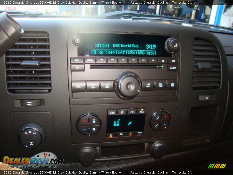 2010 Chevrolet Silverado 3500HD LT Crew Cab 4x4 Dually Summit White / Ebony Photo #26