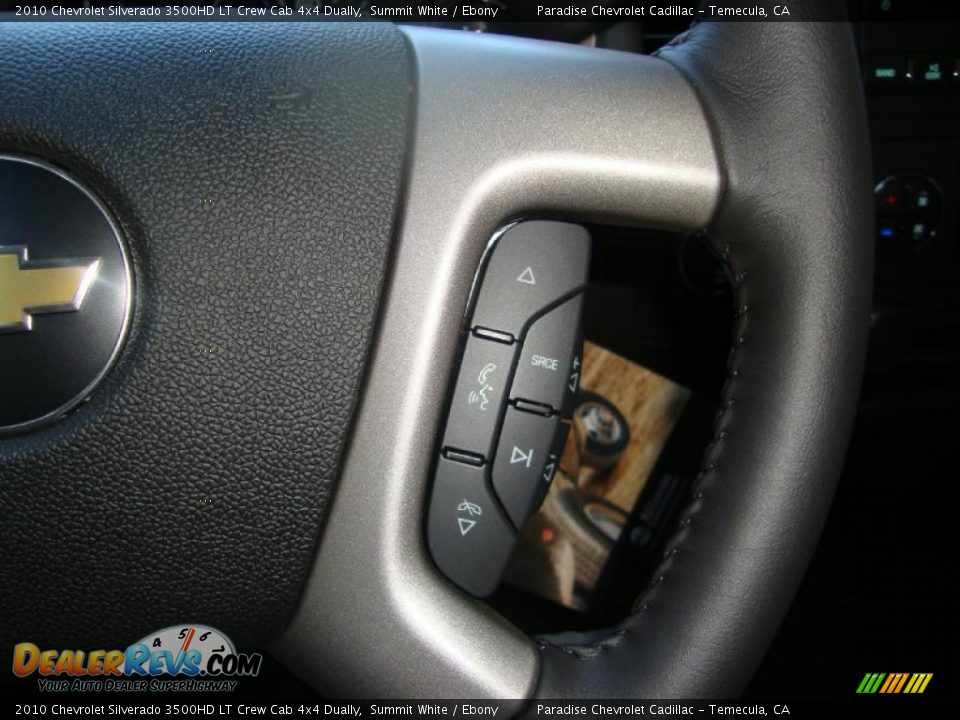 2010 Chevrolet Silverado 3500HD LT Crew Cab 4x4 Dually Summit White / Ebony Photo #27